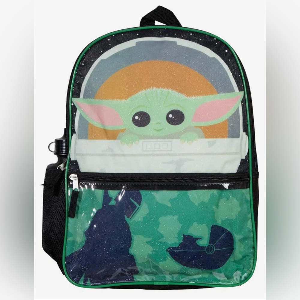 ⭐️Star Wars: Mandalorian “The Child” 3 Piece Backpack - NEW⭐️ UNISEX